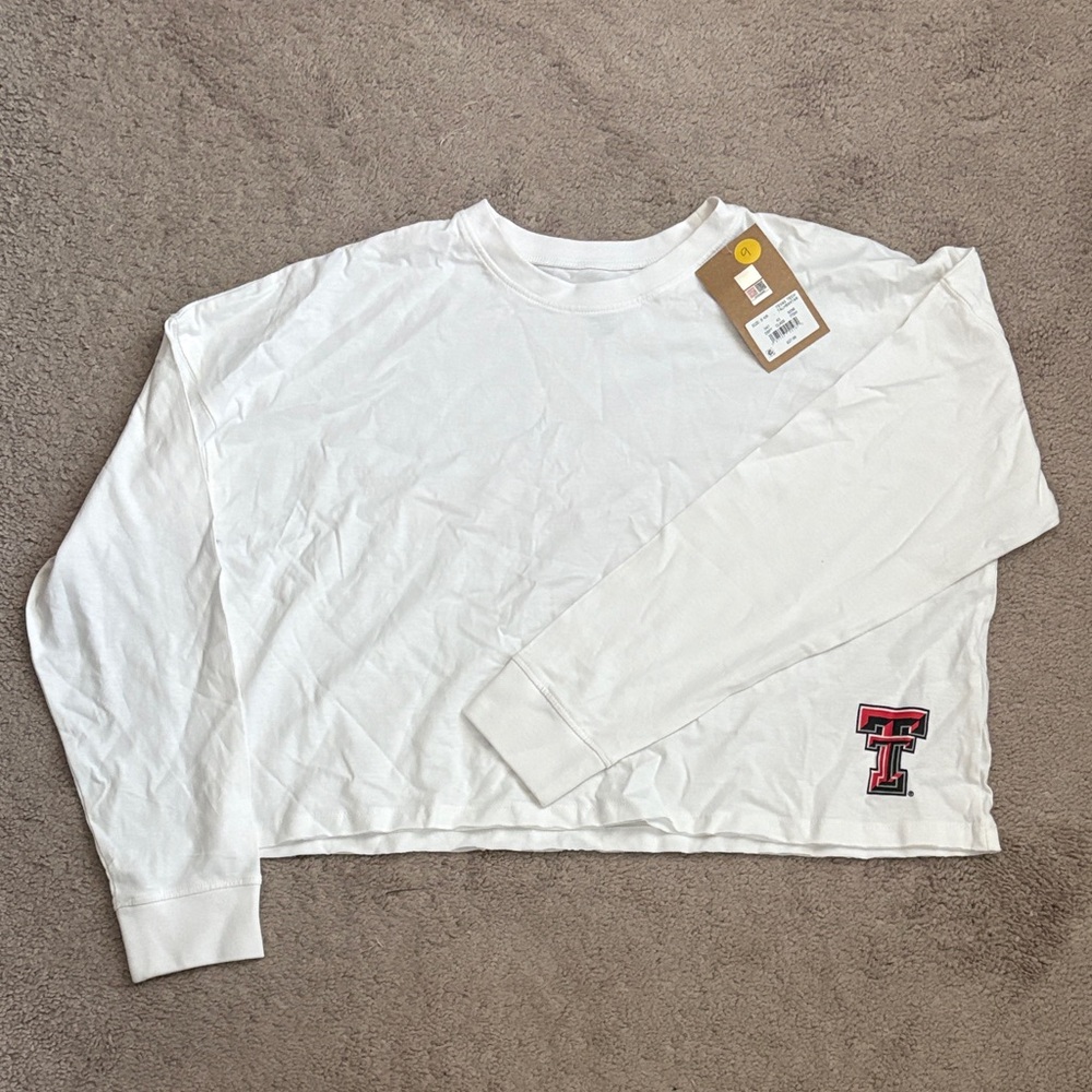 Texas Tech Small Long Sleeve Top with Red Black NWT Rivalry Threads collegiate